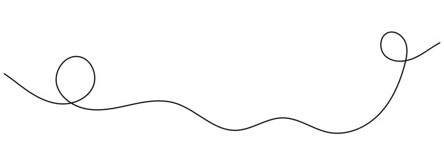 Abstract wavy squiggle dashed line collection. Dotted spiral curve line. Transport dot paths lines. Thin line abstract doted swirl path. Minimal squiggle divider, loopy line vector icon in eps 10.