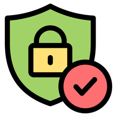 Cybersecurity Icon Element For Design