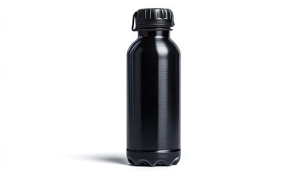 Water bottle isolated on white background, perfect for healthy lifestyle and fitness themes