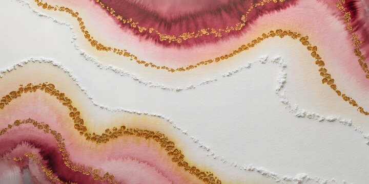 Salt Texture Watercolor with Natural Variations - Powered by Adobe