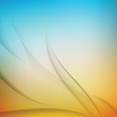 Fototapeta premium Abstract vector art blurred gradient mesh background design.