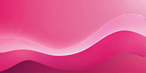 Pink and purple waves form an abstract background illustration with a flowing and artistic curve design