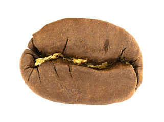Coffee beans isolated on a white background