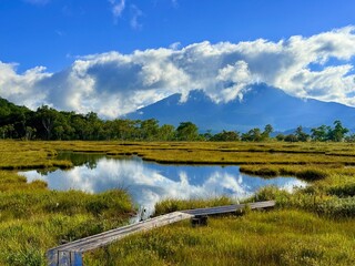 Ozegahara Wetland and Wooden Boardwalk, Oze National Park, Gunma, Japan