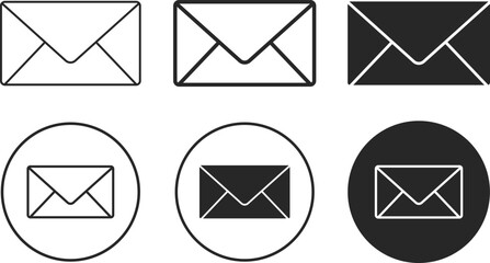 Mail icon. Social media chat communication. Send a message sign. Received message. mailbox bubble symbol. Delivery of correspondence

