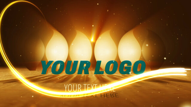 Candle Light Logo Reveal