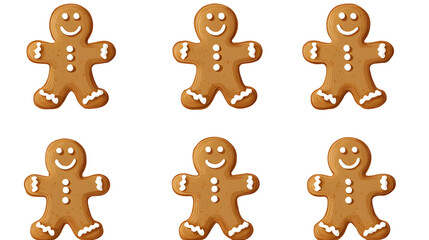 Handmade Christmas gingerbread man, Christmas gift, cutout, png image, transparent image
