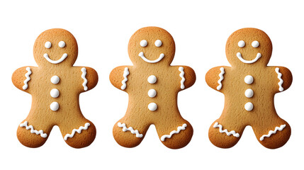 Handmade Christmas gingerbread man, Christmas gift, cutout, png image, transparent image