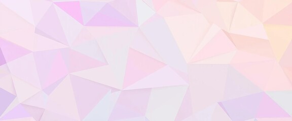 Obraz premium Pastel-toned triangles overlap, creating an abstract geometric pattern , stylish, pastel