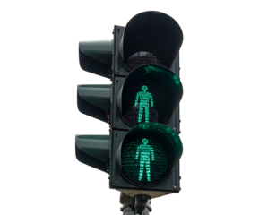 Green pedestrian signal light (1)