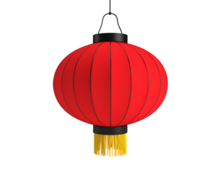 Red Chinese lantern hanging
