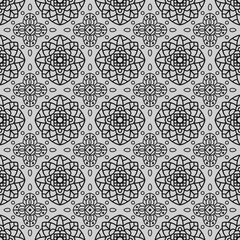 black and white seamless pattern