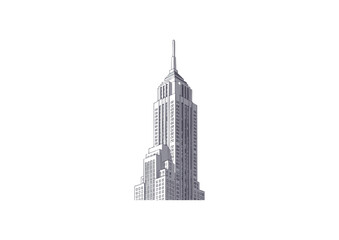 Obraz premium Times Square Tower office building