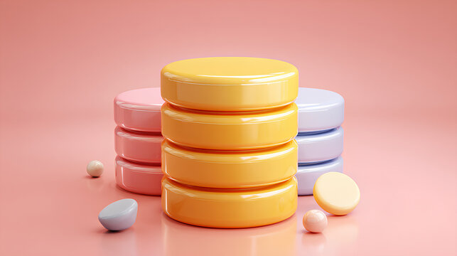 Database icon Stock Illustration