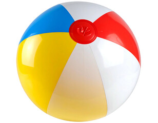 Colorful beach ball, four-color design