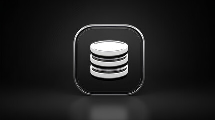 Database icon Stock Illustration