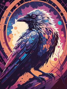 meravigliosi uccelli corvo rapace 04