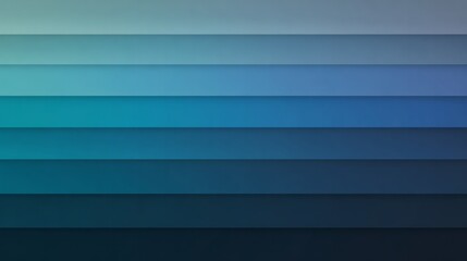 Fototapeta premium Layered horizontal gradient stripes in blue tones, minimal abstract background design