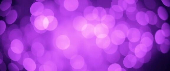Abstract purple bokeh, soft focus, dreamy, blurred lights,  illustration,  vibrant