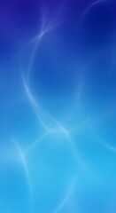 Naklejka premium A serene and captivating abstract design features flowing, light lines against a gradient of azure and deep blue hues.