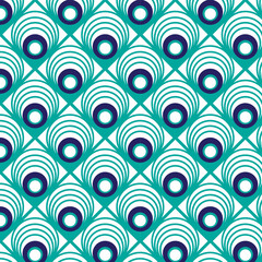 modern circle geometric pattern design vector