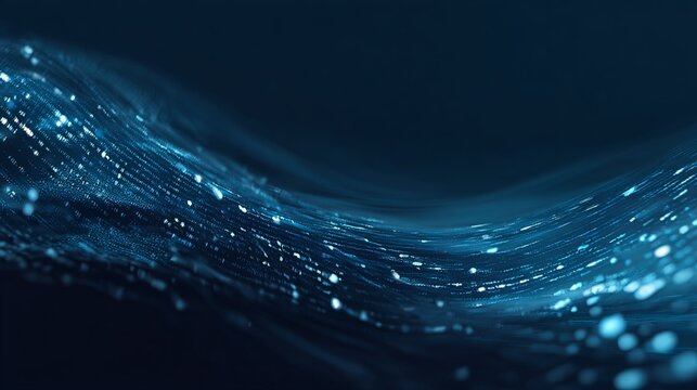 Modern tech banner for business presentations or tech events.  This high-tech abstract background features a digital flow design.  Ideal for corporate use. EPS 10 file.
 