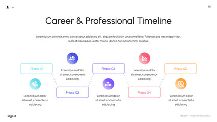 Modern Timeline Infographic