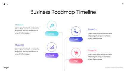 Modern Timeline Infographic