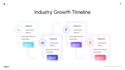 Modern Timeline Infographic