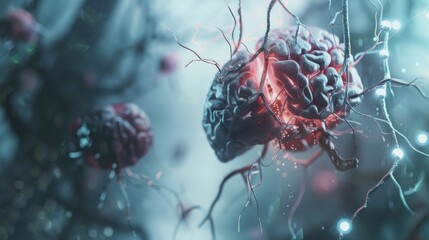 Brain anatomy illustration