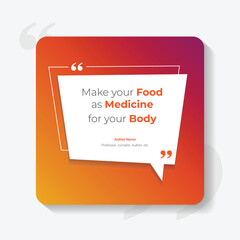 Gradient Bubble testimonial banner, quote, infographic. Social media post template designs for quotes. Empty speech bubbles, quote bubbles and text box