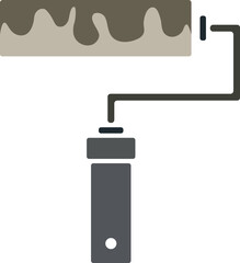 Paintbrush logo, icon.