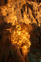 caves at the ha long bay in vietnam