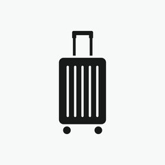 Travel Luggage, Suitcase Icon vector , travel logo