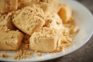 Korean traditional food rice cake