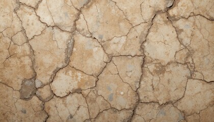 Fototapeta premium Cracked earth texture offers a raw, organic feel for backgrounds, website design, and gritty artistic projects, perfect for conveying desolation or drought