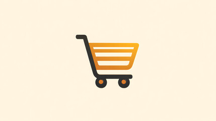 Shopping Cart Icon – E-commerce and Online Store Symbol in Flat Design