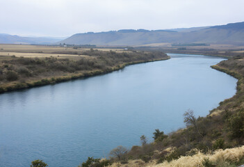 Tranquil River Valley Landscape