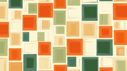 Colorful abstract pattern featuring various rectangular shapes arranged creatively