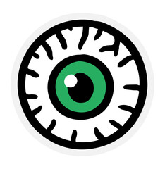 Halloween pack set stickers Ghost Witch Knife Eyeball Frankenstein Skull Spider Poison Zombie tomb monster sticker