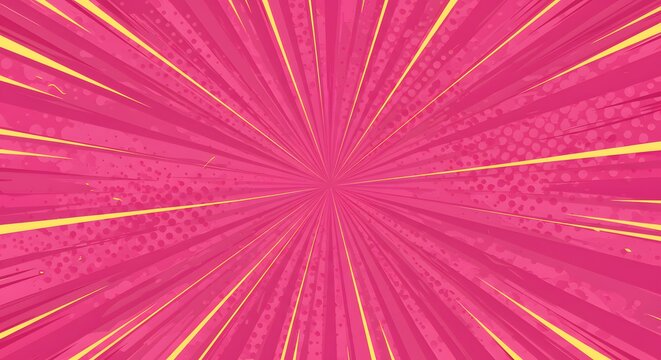 Pink comic book background