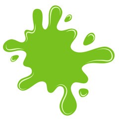 Green Cartoon Slime