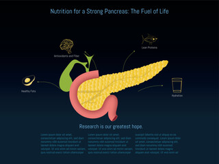 Presenting nutrition for a strong pancreas with healthy foods