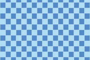 Fototapeta premium Seamless blue and white checkered pattern texture for geometric tile design illustration vector wallpaper backdrop