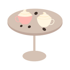 Cozy Coffee Mugs on a Table