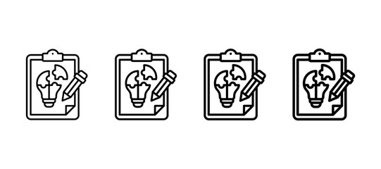 Solution Multiple Line Icon Element
