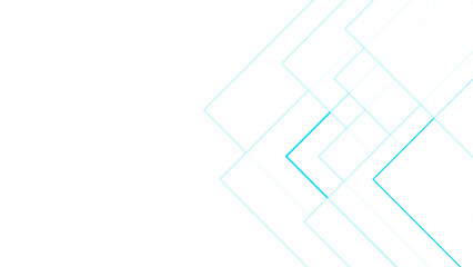 Abstract minimal background with thin cyan geometric lines. Openness, simplicity, and lightness, with soft cyan gradients suggesting futuristic and digital aesthetics.modern design corporate layout