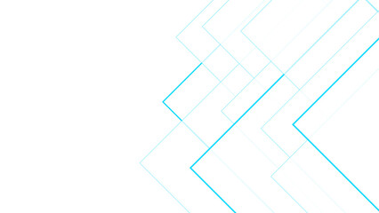 Abstract minimal background with thin cyan geometric lines. Openness, simplicity, and lightness, with soft cyan gradients suggesting futuristic and digital aesthetics.modern design corporate layout