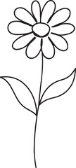 vector illustration of a flower