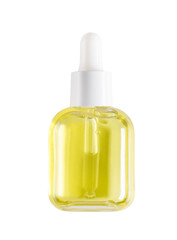 bottle of serum on isolated a white background